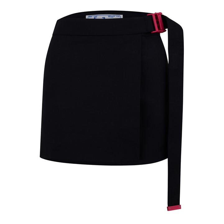 OFF-WHITE OMEN'S BUCKLE DESIGN SKIRT