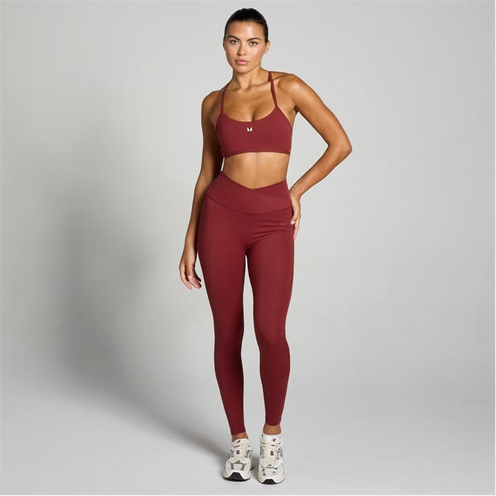 Myprotein Women's Red Tempo Low Impact Sports Bra
