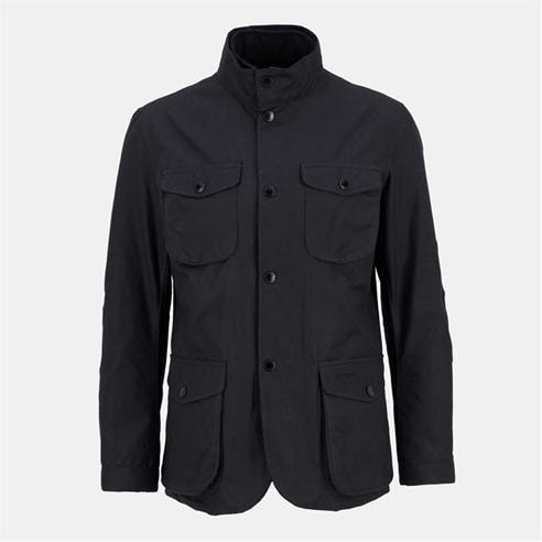 BARBOUR - Men's Ogston Waxed Cotton Quilted Relaxed Fit Wax Jacket