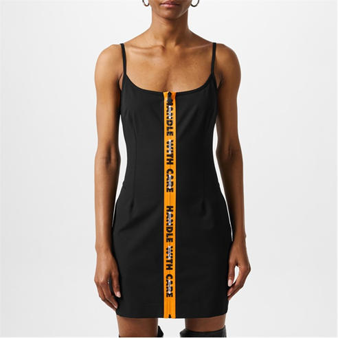 HERON PRESTON - Women's Stretch Gabardine Zipped Mini Dress