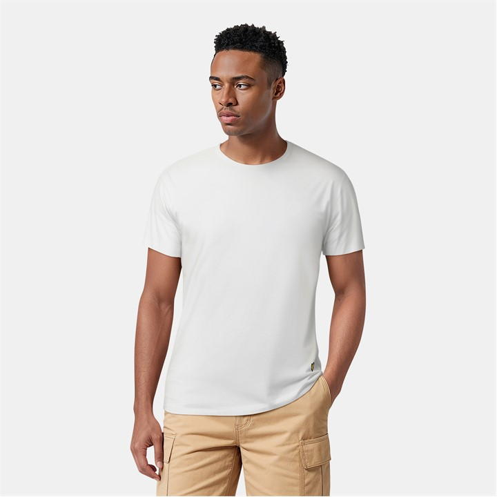 White/Blue - Lyle and Scott - Tee  Short St Sn99