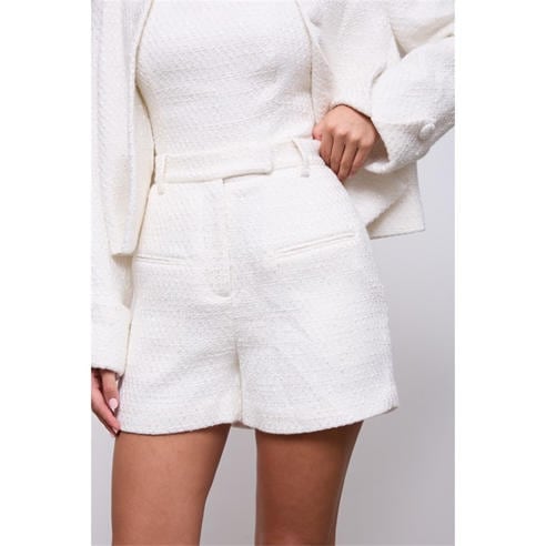 ODD MUSE - Womens Boucle Woven Shorts
