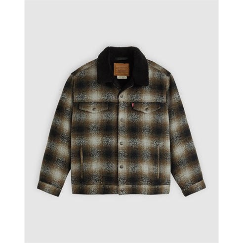 Levis - Men's Levi's Denim Sherpa Relaxed Fit Jacket
