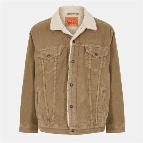 Levis - Men's Levi's Denim Sherpa Relaxed Fit Jacket
