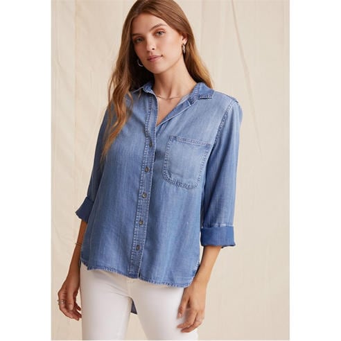 Bella Dahl - Women's Long-Sleeve Plain Shirt