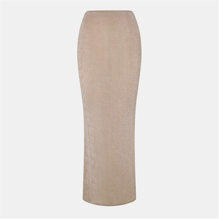Wine - Missy Empire - Column Skirt Womens