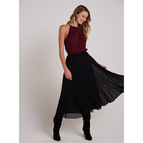 Bella Dahl - Women's Sunburst Midi Skirt