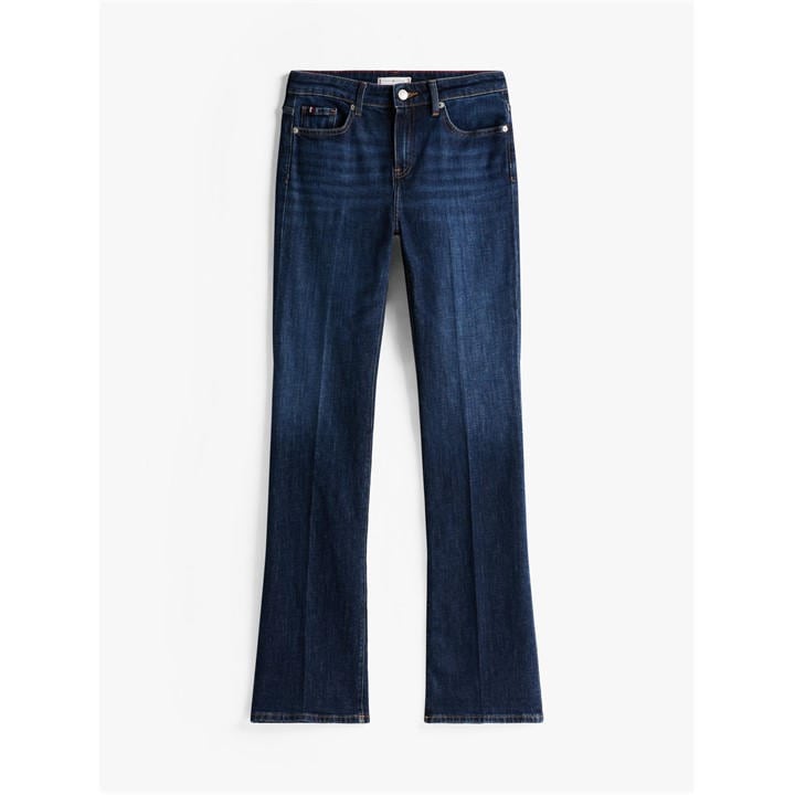Tommy Hilfiger Women's Blue Tommy Bootcut Jeans Small