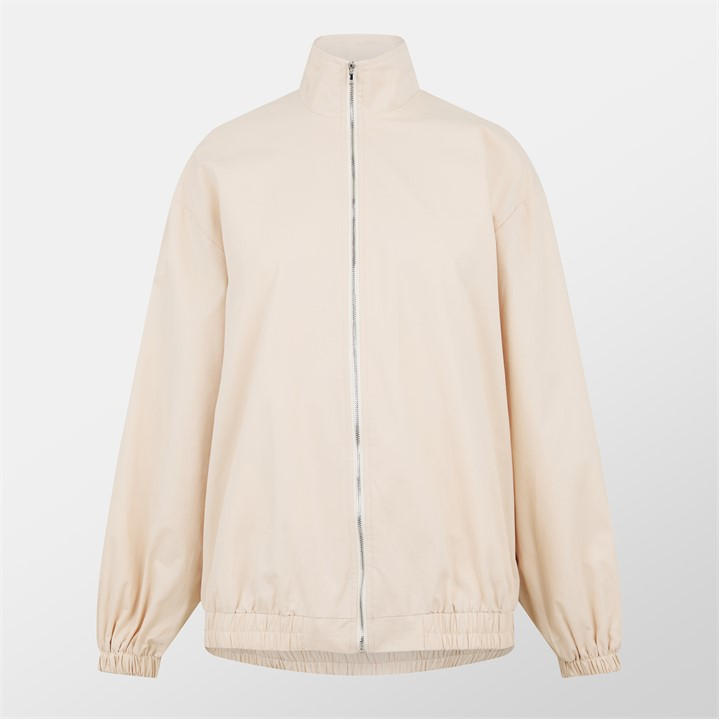 MISSY EMPIRE OVERSIZED COTTON BOMBER JACKET WOMEN