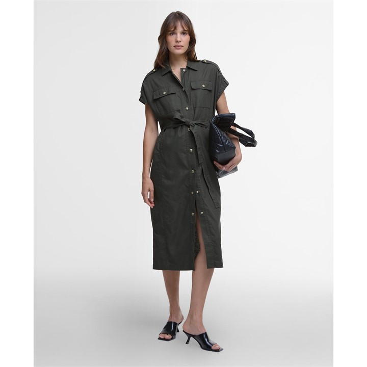 BARBOUR INTERNATIONAL HARLOW MIDI DRESS