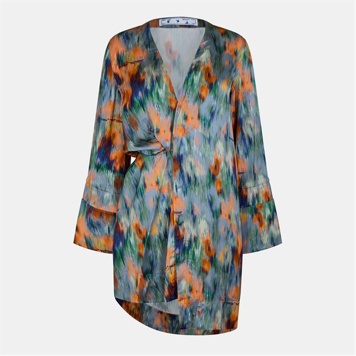 Off-white Ff Dress In Multi