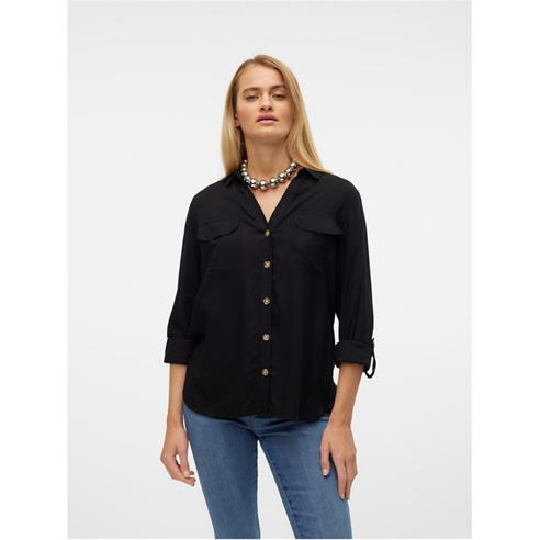 Vero Moda - Women's Long-Sleeve Plain Shirt