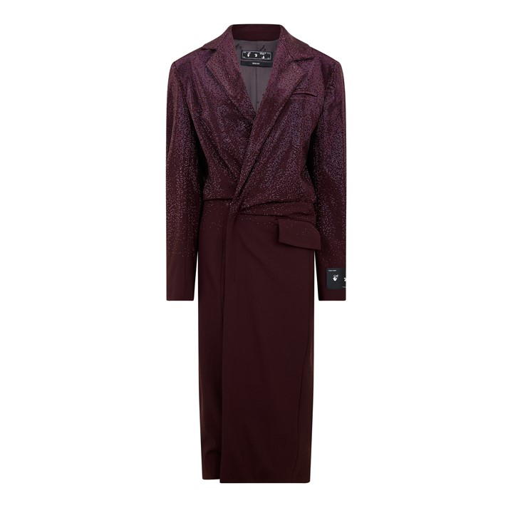 OFF WHITE Women's Blazer Dress - Brown