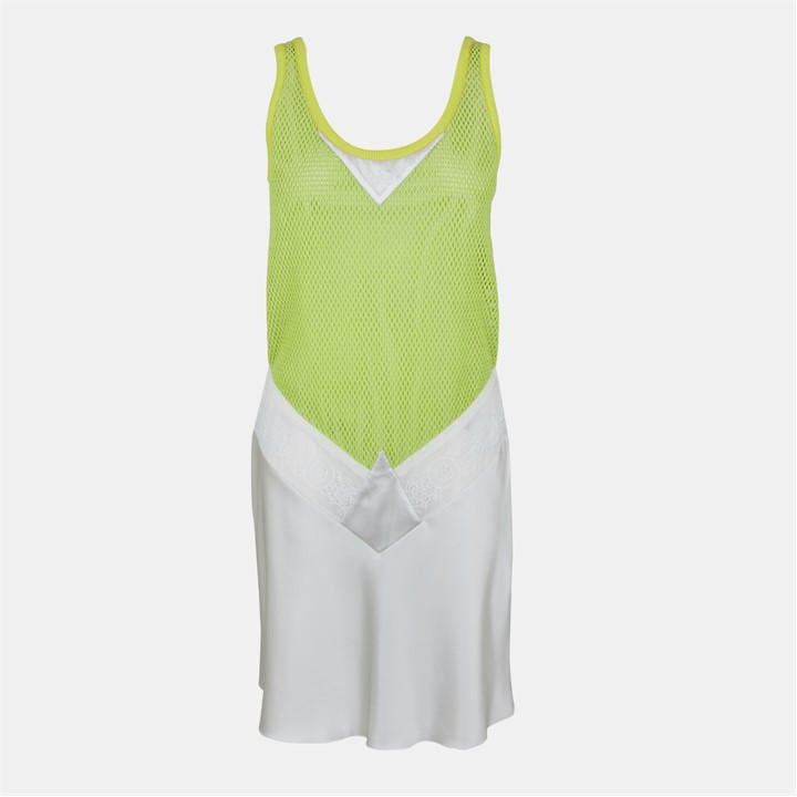 OFF-WHITE OMEN'S LACE FISHNET DRESS