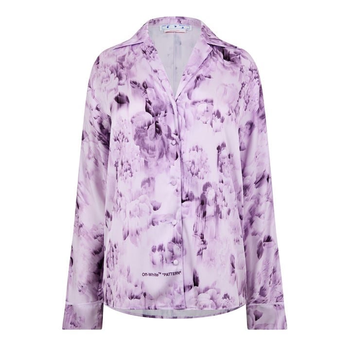 Off-white Loral Shirt In Purple