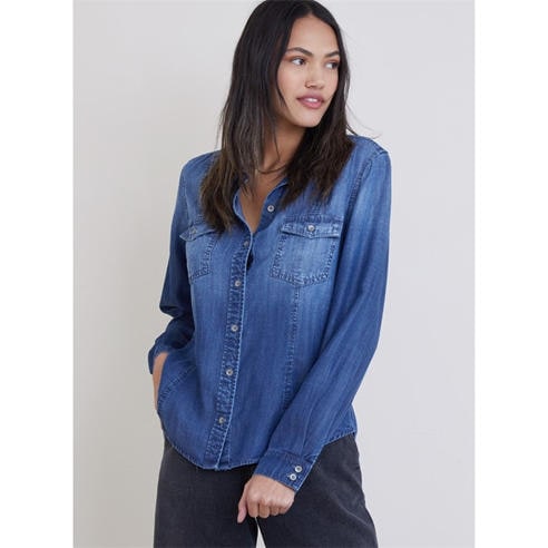 Bella Dahl - Women's Long Sleeve Plain Shirt