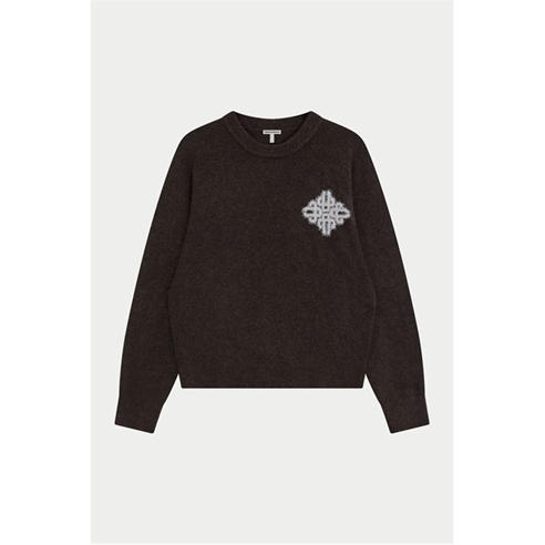 THE COUTURE CLUB - Men's Chunky Knit Crew Neck Jumper