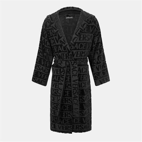 VERSACE HOME - Unisex Adults Hooded Bathrobe