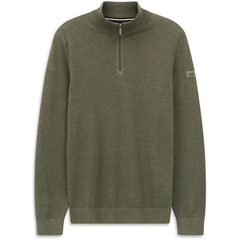 Bugatti - Men's 1/4 Zip Knitted Top