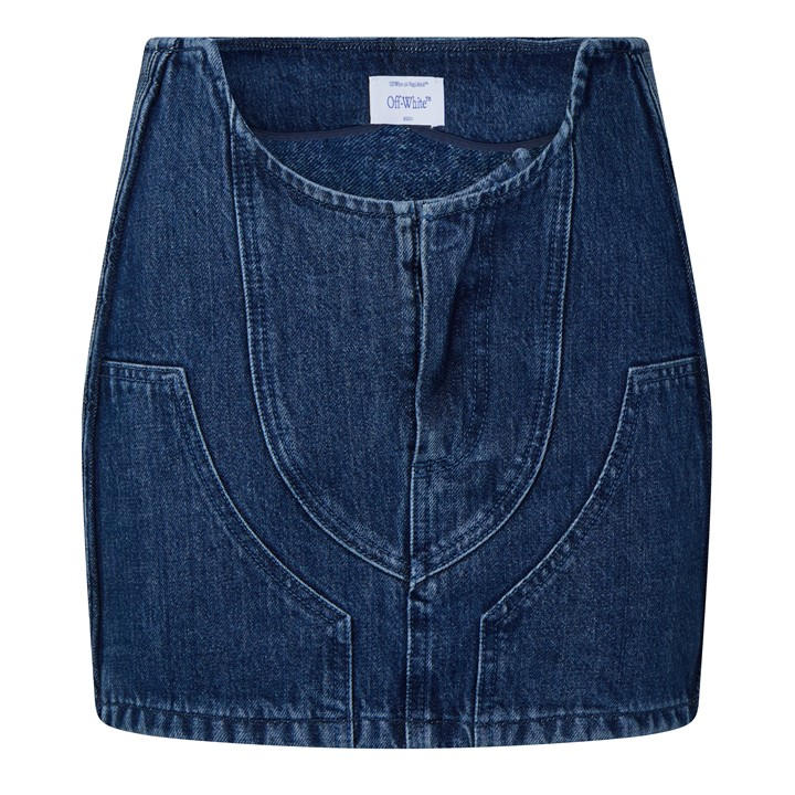 Off-white Denim Skirt