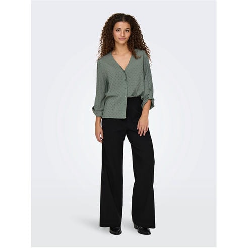 Only - Women's Long Sleeve Plain Shirt