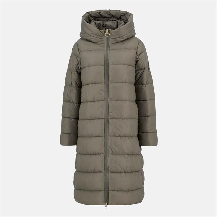 BARBOUR INTERNATIONAL OLIVIOS LONGLINE PUFFER JACK