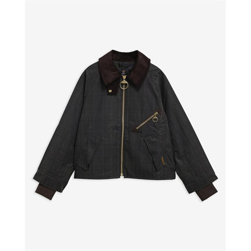 Barbour - Womens Arlene Cotton Long Sleeve Full Zip Wax Jacket