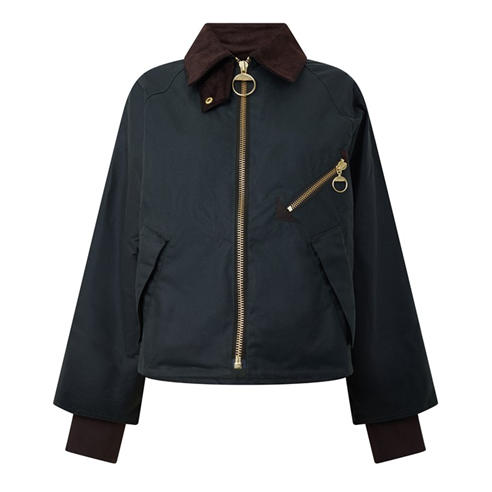 Barbour - Womens Arlene Cotton Long Sleeve Full Zip Wax Jacket