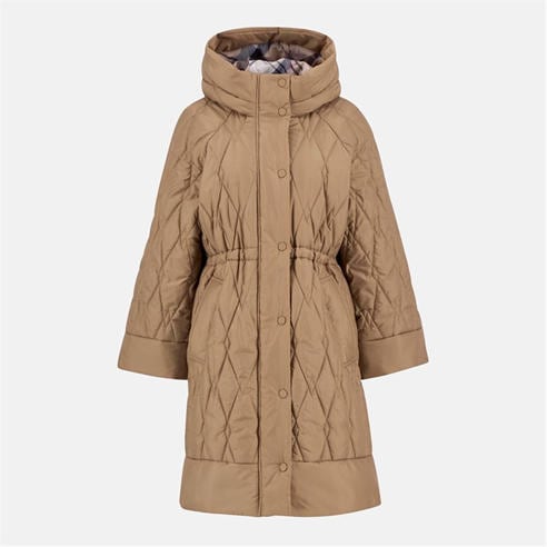 Barbour - Women's Celine Diamond Quilted Hooded Long Sleeve Quilted Jacket