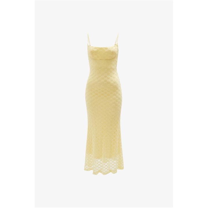 Bardot Adoni Floral Embroidered Mesh Slipdress In Moss
