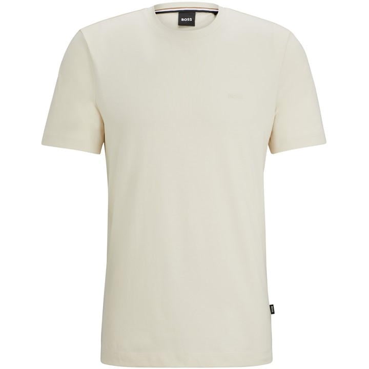 Hugo Boss Thompson Logo T-shirt In Gray