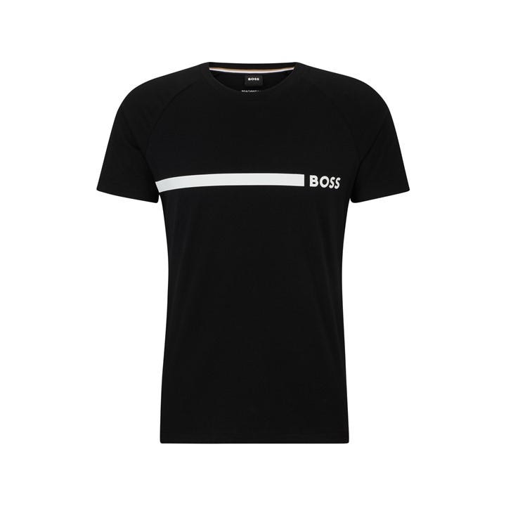 HUGO BOSS MEN'S HBW LOGO SLIM T-SHIRT, PRINTED T-SHIRT