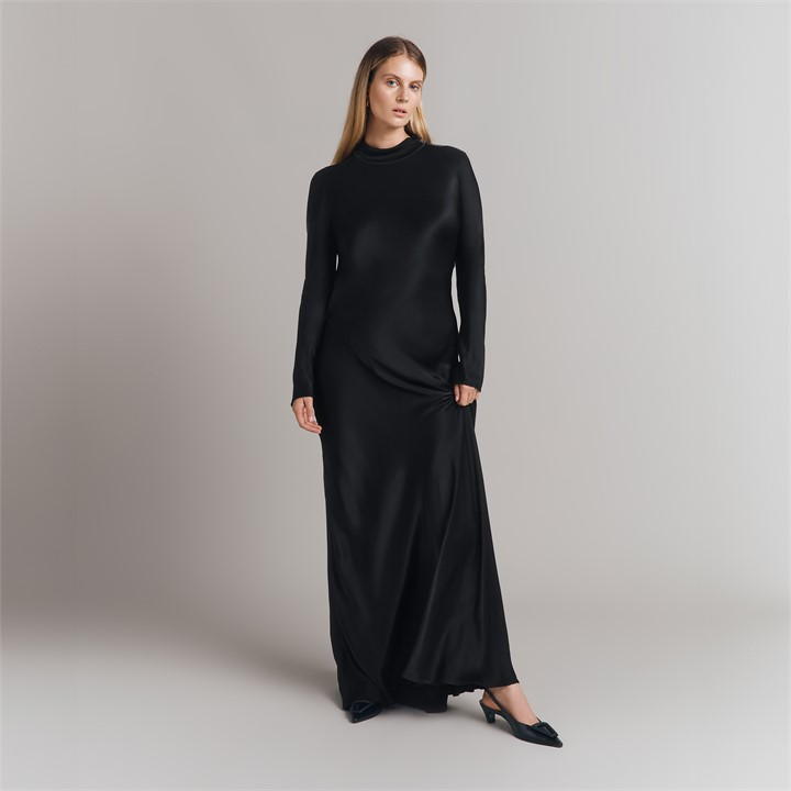 Ghost Rayna Dress Ld51 In Black