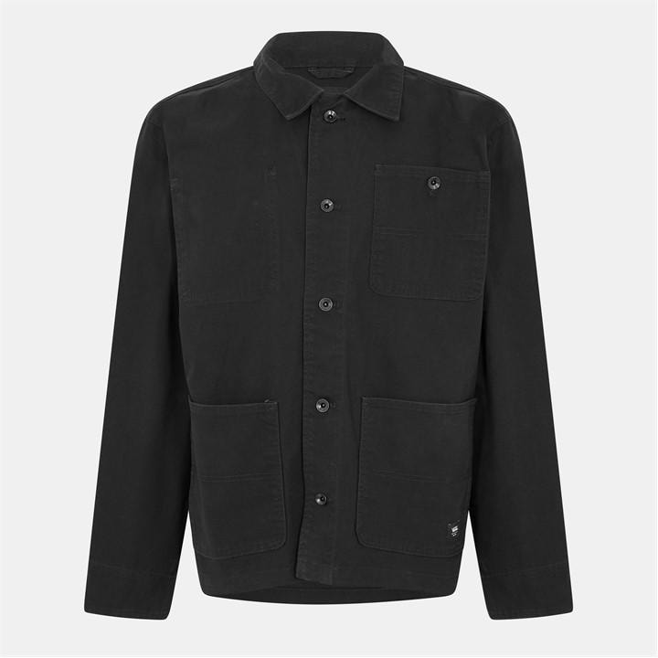 Vans Drill Chore Canvas Jacket London Fo In Black