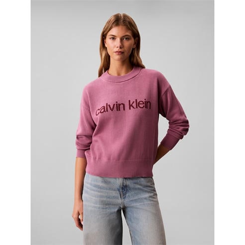 Calvin Klein Jeans - Women's Graphic Crew Neck Jumper