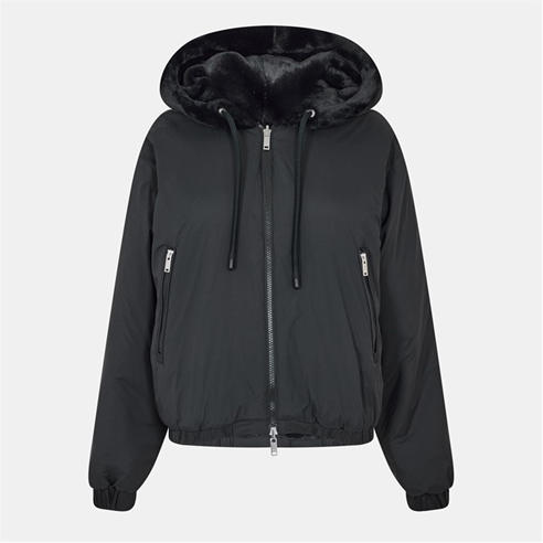 MOOSE KNUCKLES - Women's Eaaton Bunny Thermal Insulated Bomber Jacket