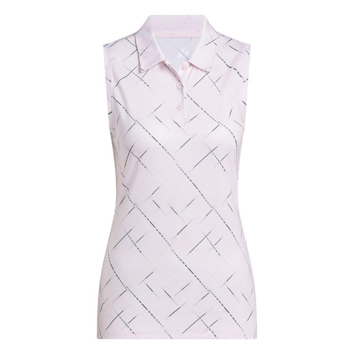 Adidas Women's Pink Polo Shirt Ld54 Extra Small