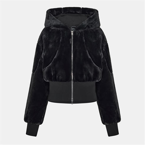 MOOSE KNUCKLES - Women's Rose de Bunny Insulated Bomber Jacket