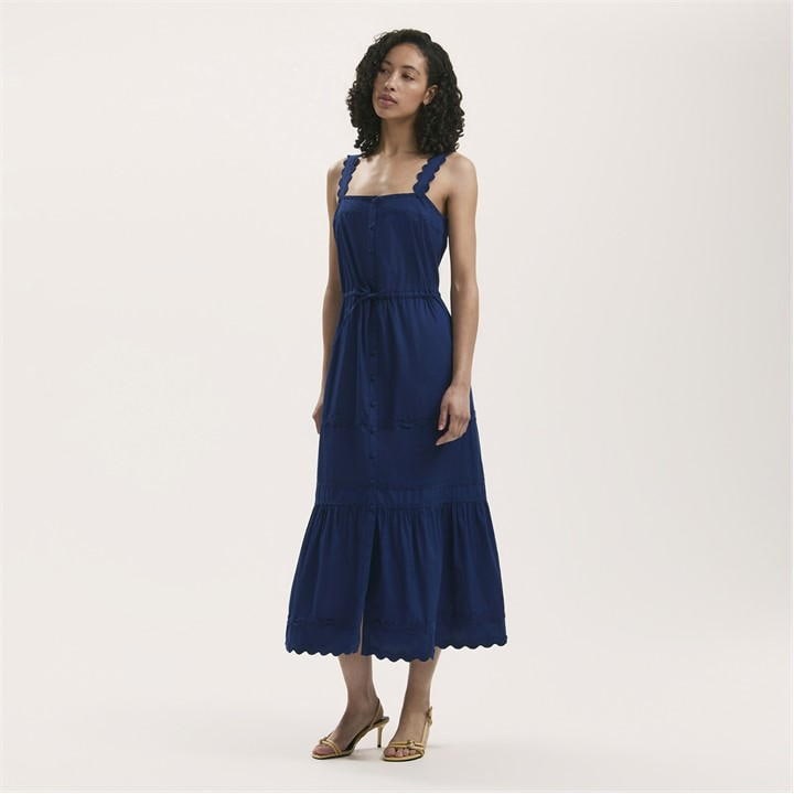 Finery Hallie Dress In Blue
