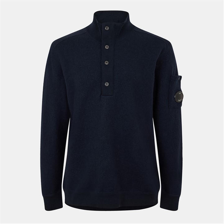 Cp Company Men's Blue Crew Neck Jumper