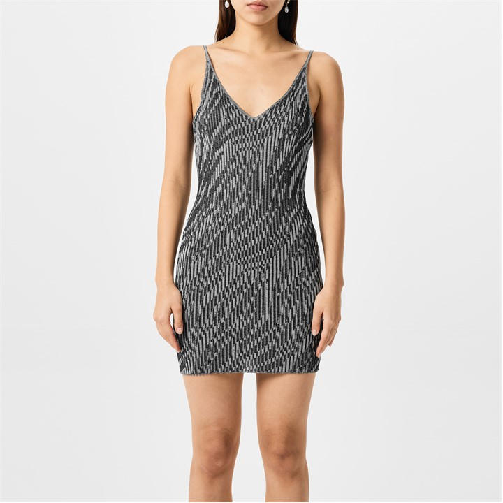 Jacquemus La Mini Robe Maille Zebra In Multi