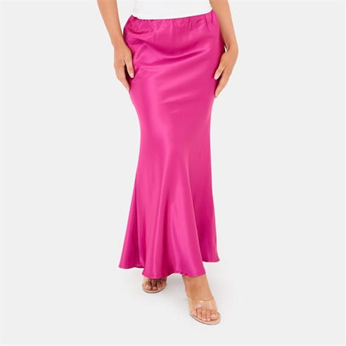 I Saw It First - Satin Bias Cut Maxi Skirt