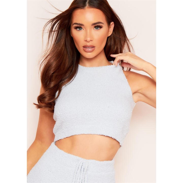 MISSY EMPIRE BORG RACER CROP TO