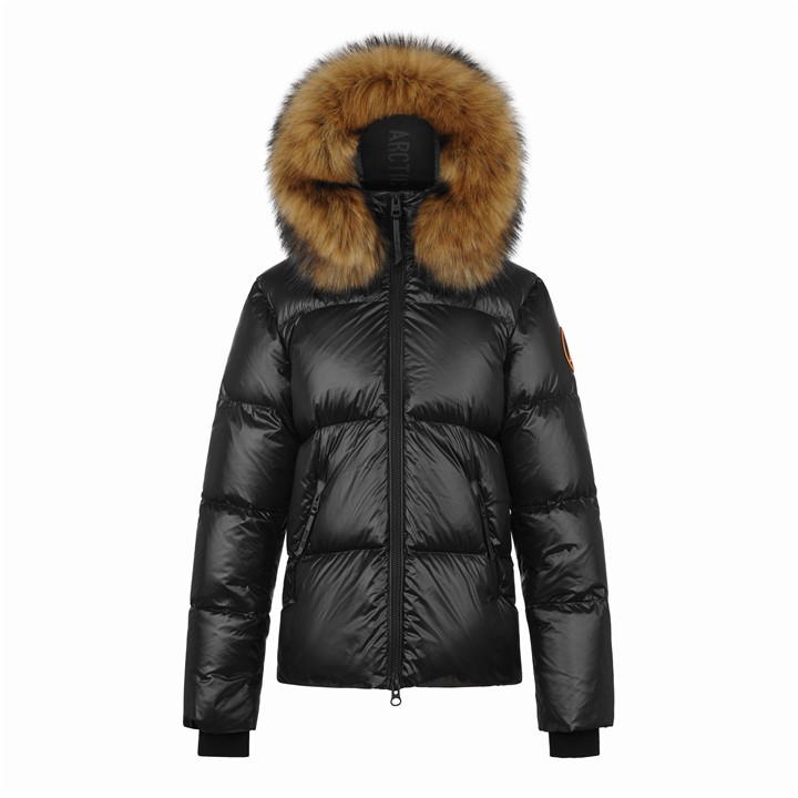 Arctic Army Puffer Og Jacket In Black