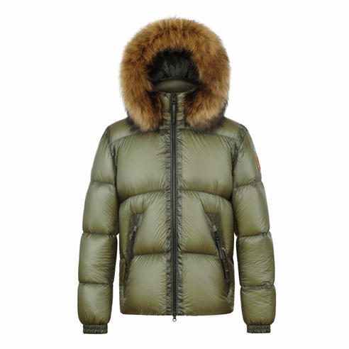 ARCTIC ARMY - Men's Puffer OG Hooded Long Sleeve Short Puffer Jacket