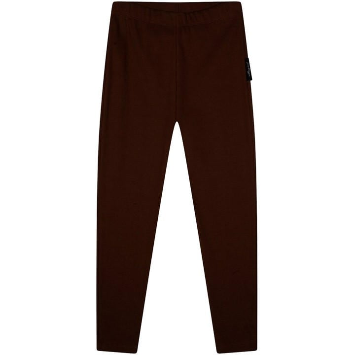 Hype Rib Crop Leg In Brown