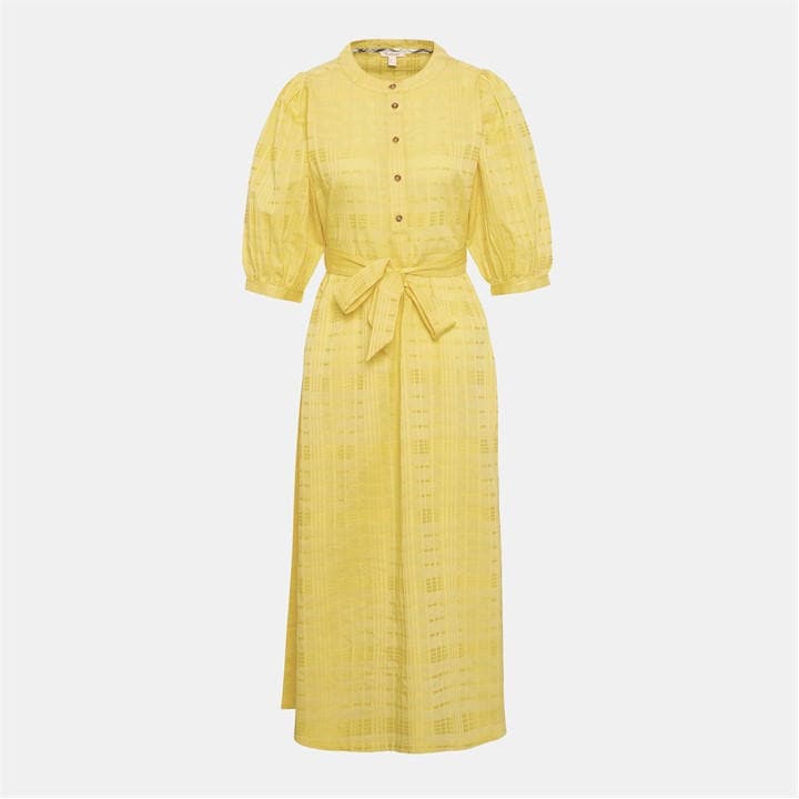 Barbour Heidi Midi Dress - Yellow