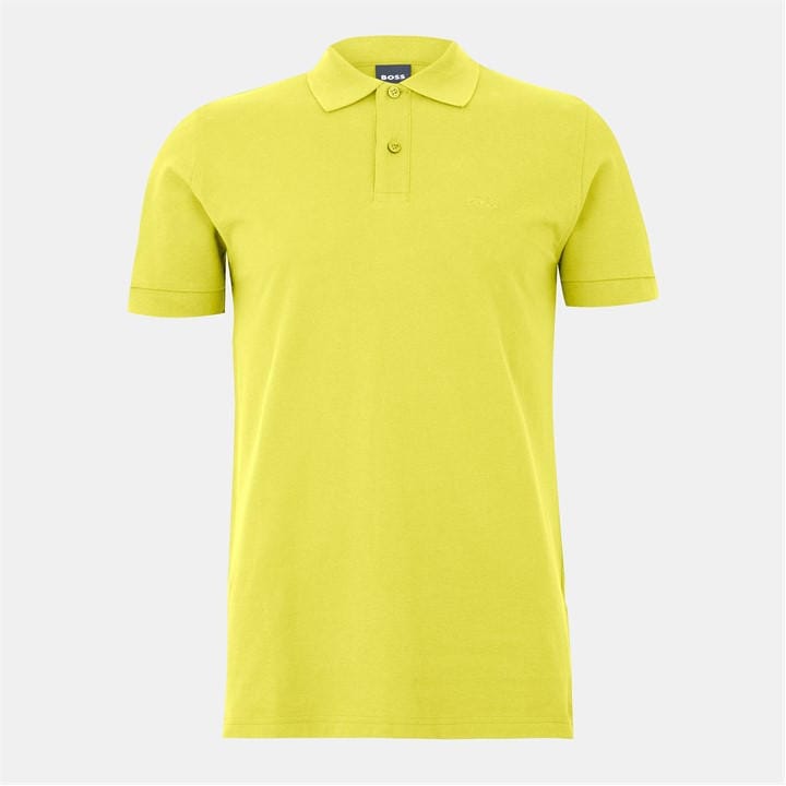 HUGO BOSS MEN'S PALLAS POLO SHIRT, FOLDED COLLAR