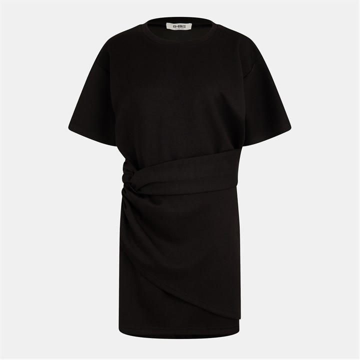 bcbg max azria black dress BCBGMAXAZRIA Rasha Black Halter Dress – Runway Catalog main image 1