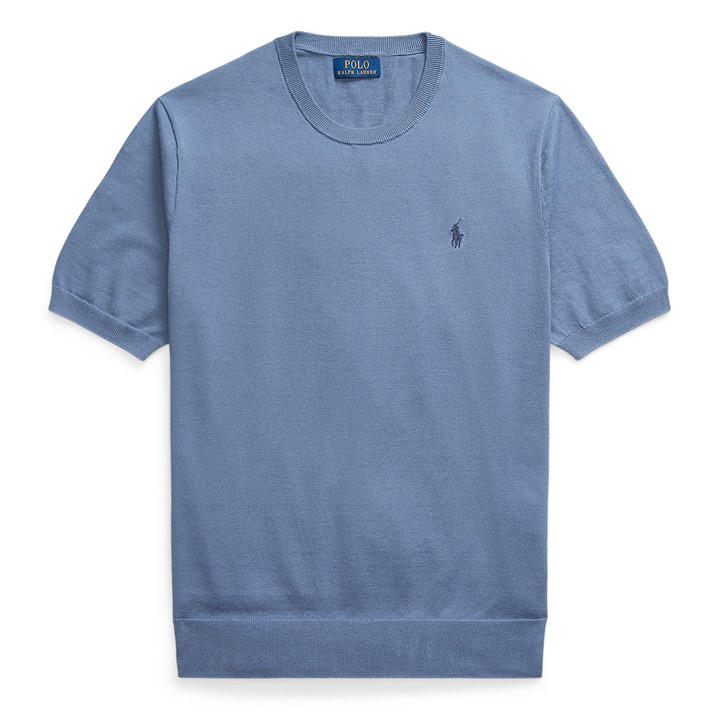 Polo Ralph Lauren Men's Blue Polo Knitted Pp T Medium
